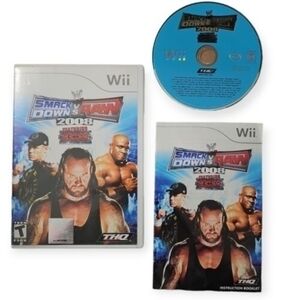 WWE SmackDown vs Raw 2008 Featuring ECW‎ (Wii, 2007) Complete Tested Working